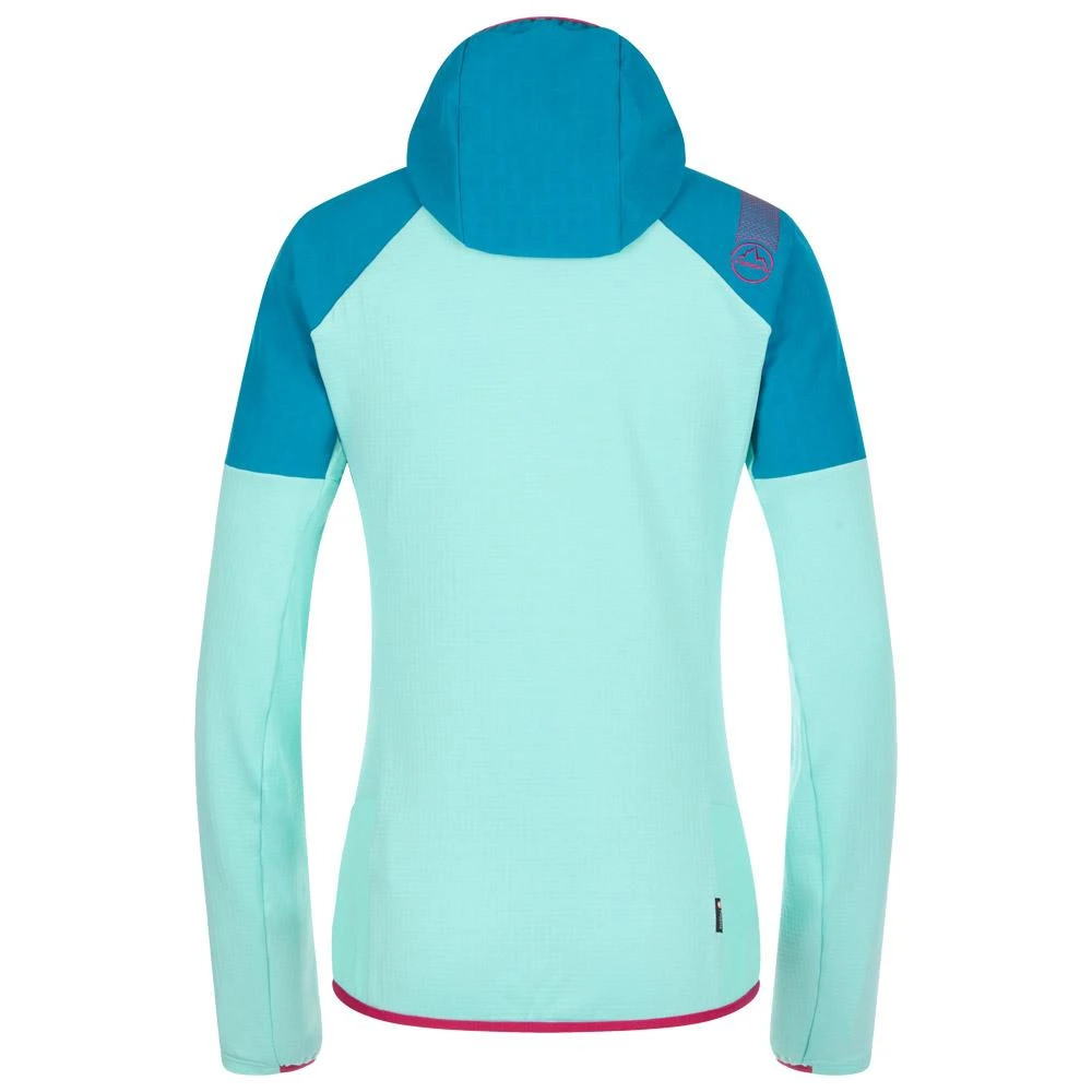 Polaire La Sportiva Session Tech Hoody W Turquoise - Crystal 4 Polaire La Sportiva Session Tech Hoody W Turquoise - Crystal – Image 2