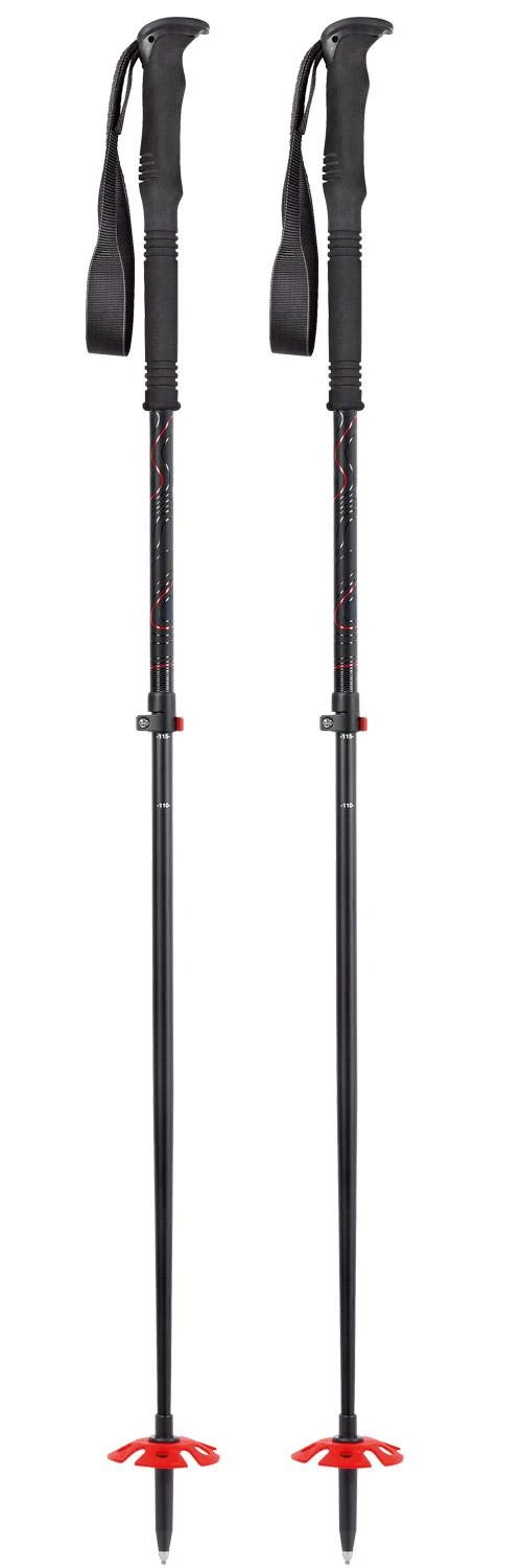 Bâton Nordica Freeride Unlimited Black Red 3 Bâton Nordica Freeride Unlimited Black Red