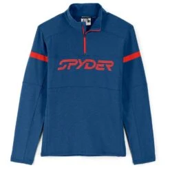 Polaire Spyder Speed Half Zip Abyss Volcano