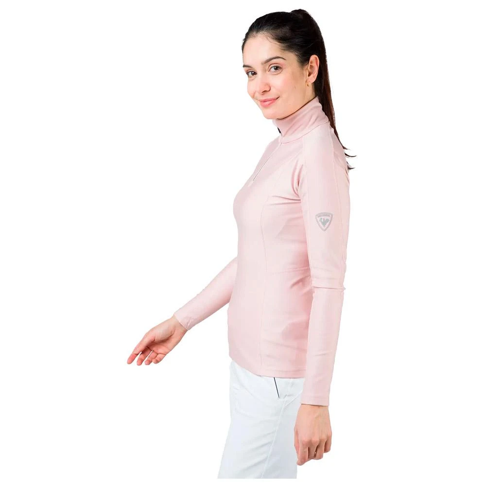 Polaire Rossignol W Classique 1/2 Zip Powder Pink 5 Polaire Rossignol W Classique 1/2 Zip Powder Pink – Image 3
