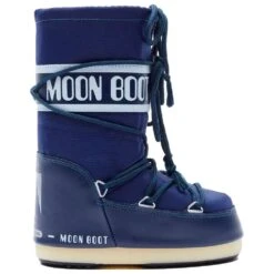 Chaussures Après-ski Moon Boot Nylon Blue Jr