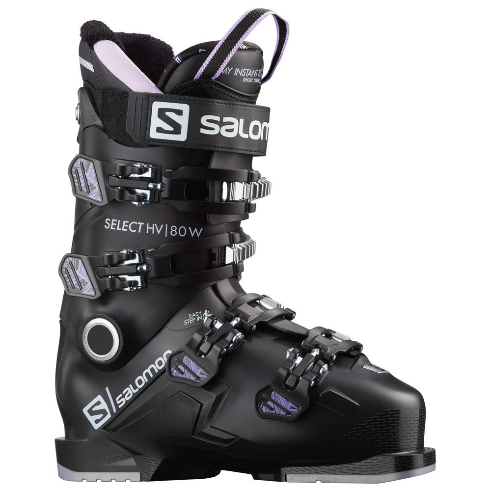 Chaussures De Ski Salomon Select HV 80 W Black Lavender Belluga 3 Chaussures De Ski Salomon Select HV 80 W Black Lavender Belluga