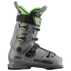 Chaussures De Ski Salomon S/Pro Alpha 120 Steel Grey Neon Green