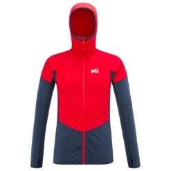 Polaire Millet Rutor Alpha Hoodie Saphir Rouge