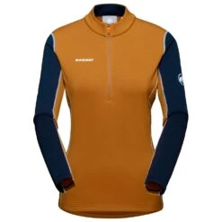 Polaire Mammut Aenergy ML Half Zip Pull Women Cheetah Marine