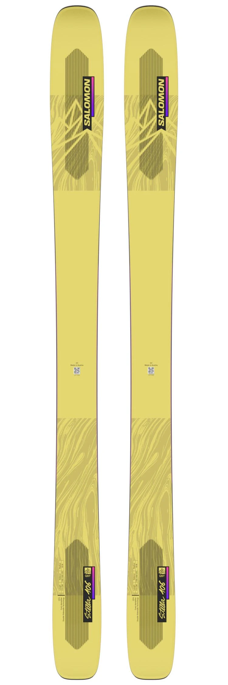 Ski Salomon QST Stella 106 3 Ski Salomon QST Stella 106