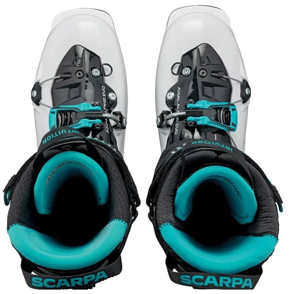 Chaussures De Ski Randonnée Scarpa Maestrale Rs White Black Azure 5 Chaussures De Ski Randonnée Scarpa Maestrale Rs White Black Azure – Image 3