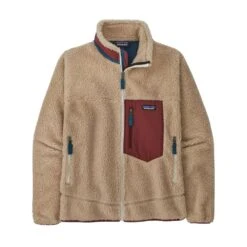 Polaire Patagonia Men's Classic Retro-X Fleece Jacket Dark Natural Sequoia Red