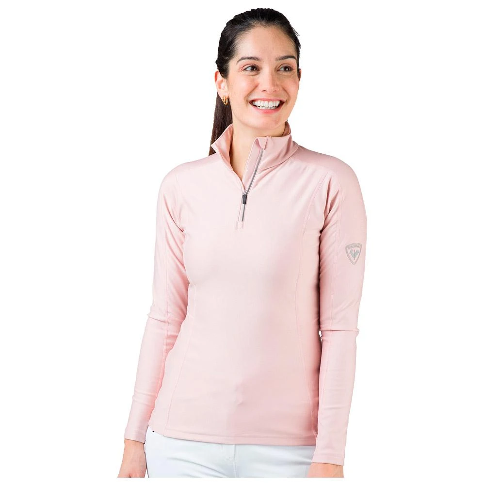 Polaire Rossignol W Classique 1/2 Zip Powder Pink 3 Polaire Rossignol W Classique 1/2 Zip Powder Pink